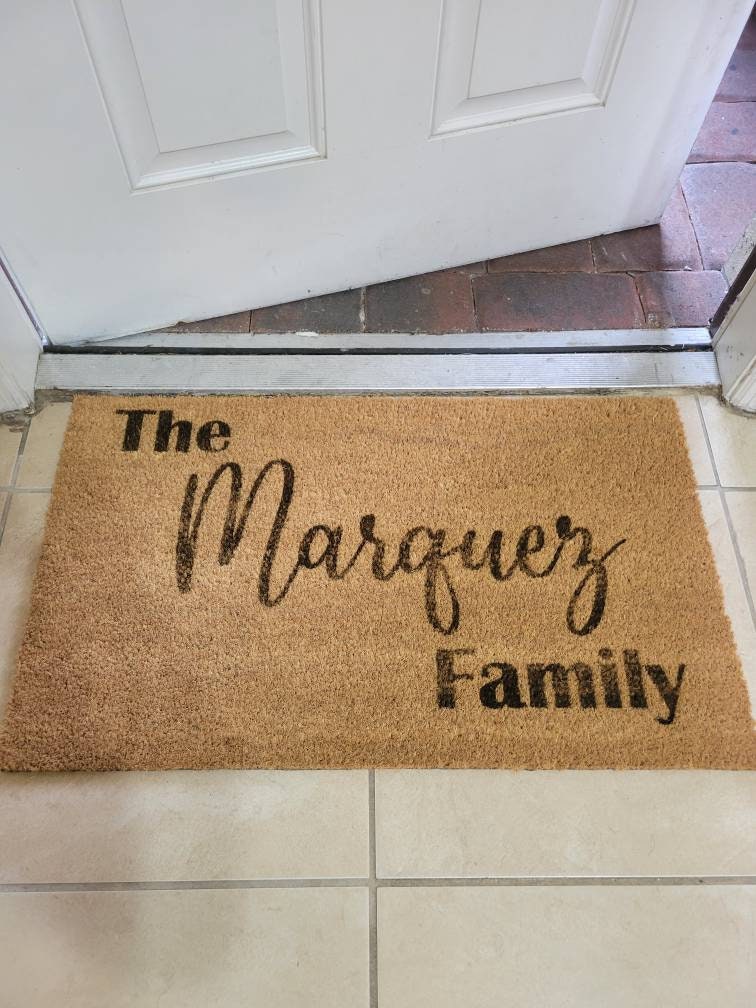 Door mat, Custom doormat, welcome dormat, gather doormat,doormat, funny doormat, coco doormat, laser engrave doormat